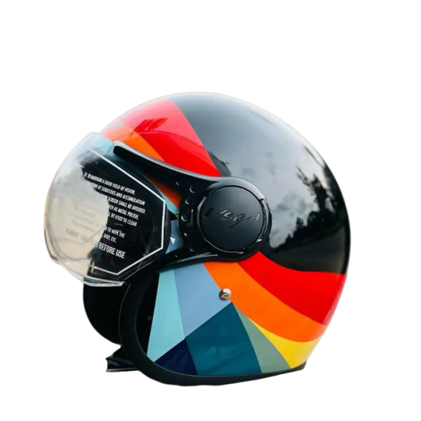 VEGA JET ღია ჩაფხუტი URBAN BLACK RED ORANGE BLUE