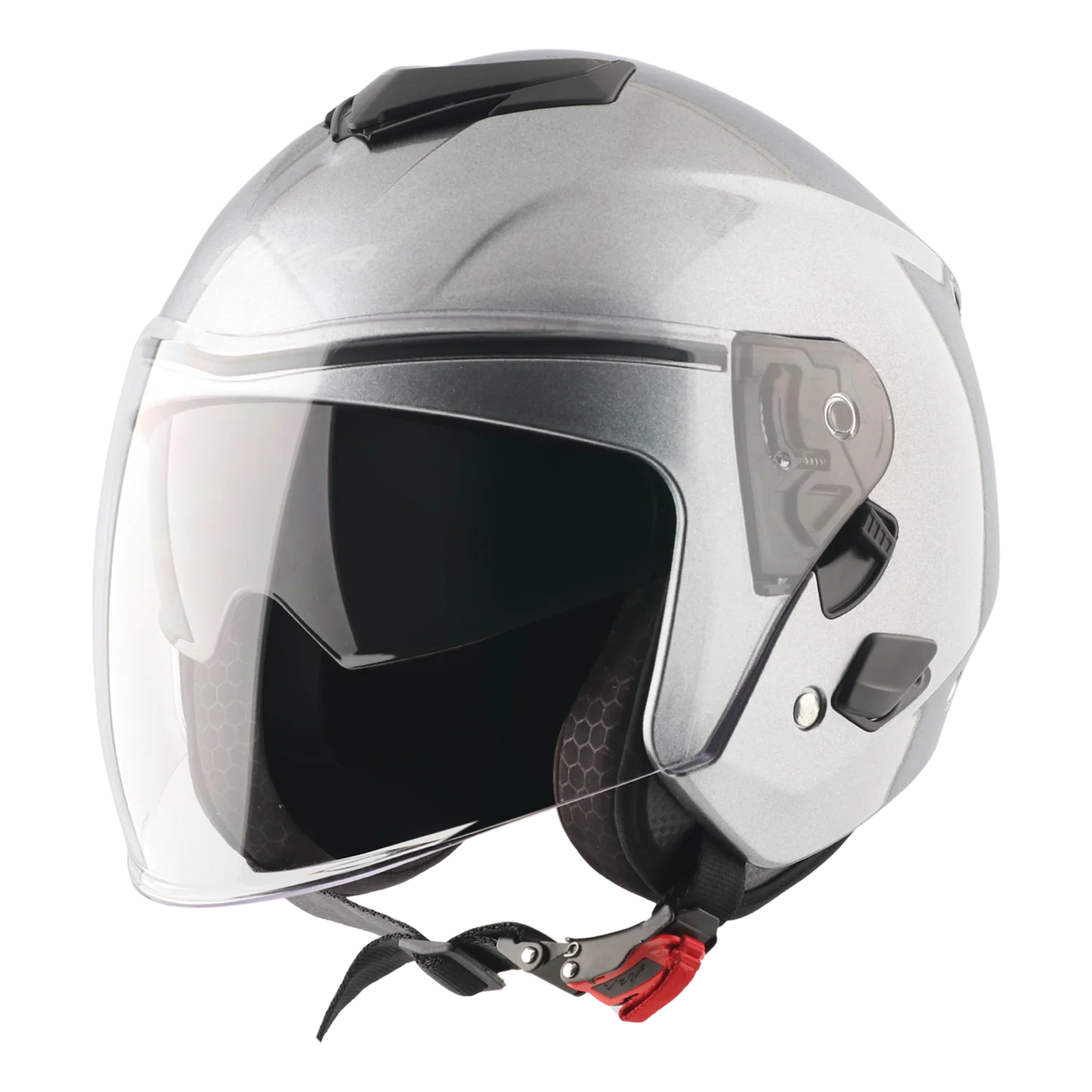 PUNCHATHENAWEB-2 VEGA Open-Face Helmet PUNCH DV SOLID GLOSS ANTHRACITE