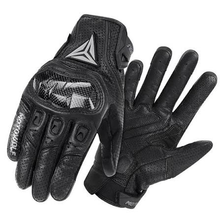 MOTOWOLF ტყავის ხელთათმანები MDL0305 BLACK